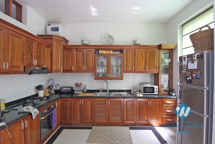 Modern house for rent with garden & swimming pool in Tay Ho, Hanoi